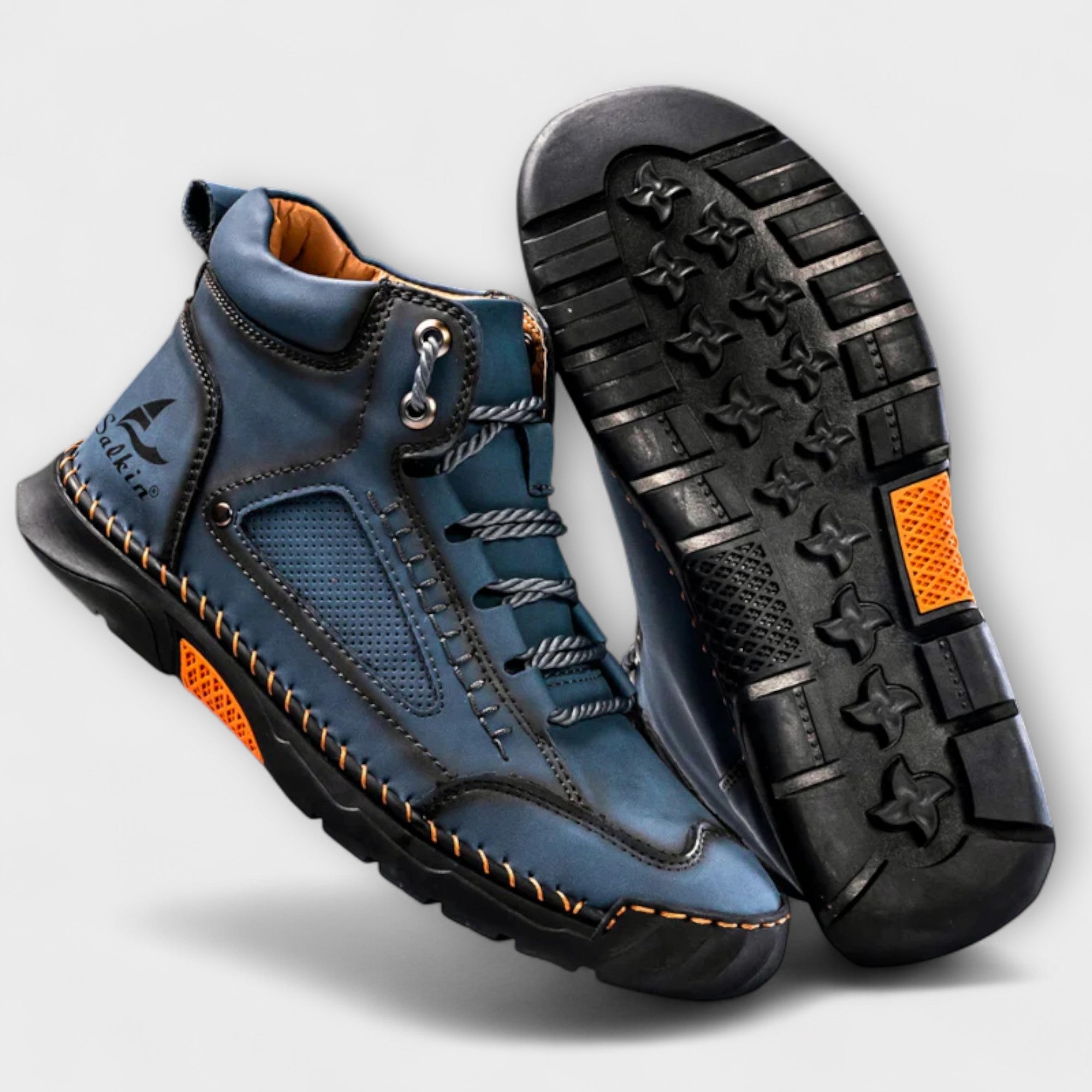 Brando | Vertical Leather Boots