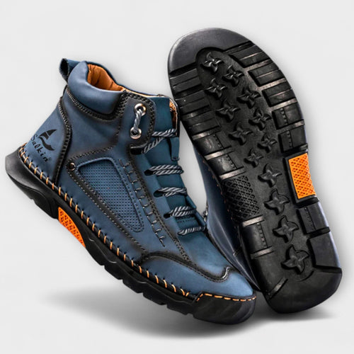 Brando | Vertical Leather Boots