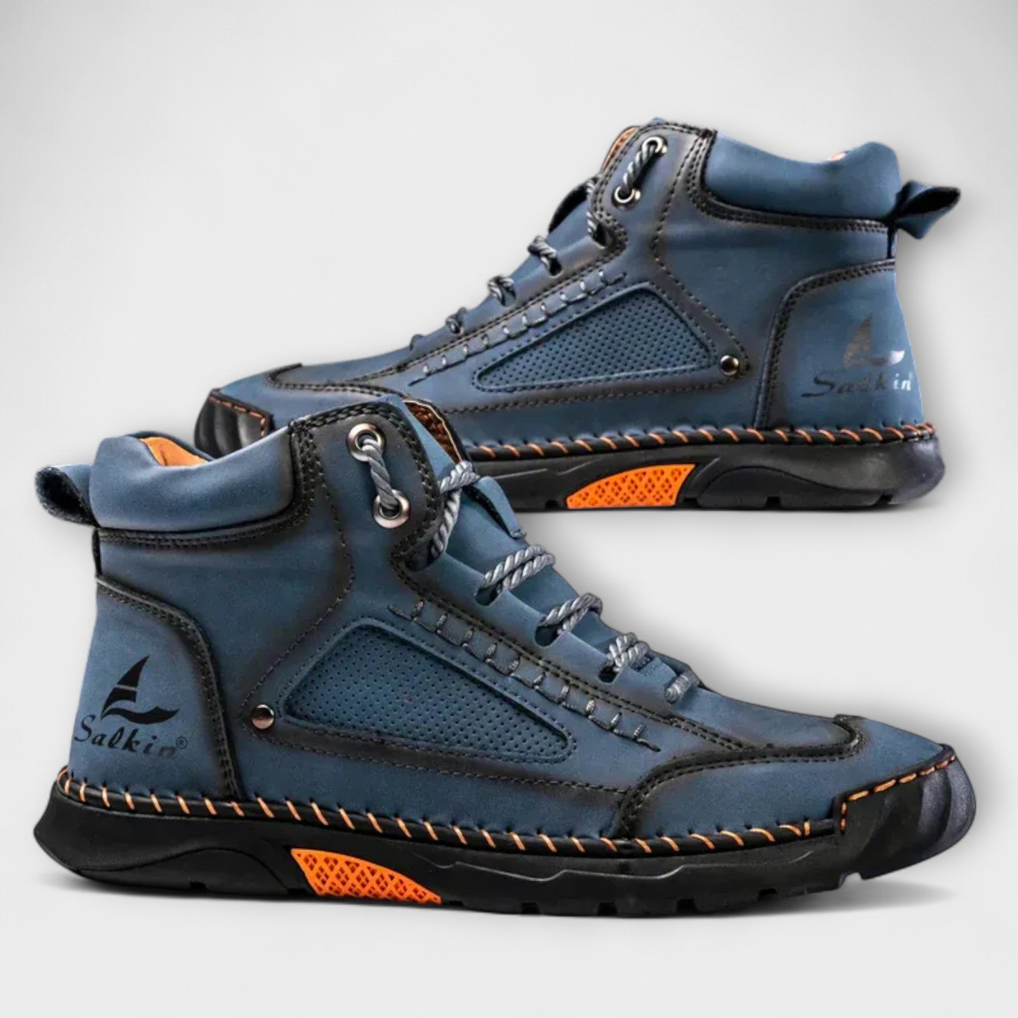 Brando | Vertical Leather Boots