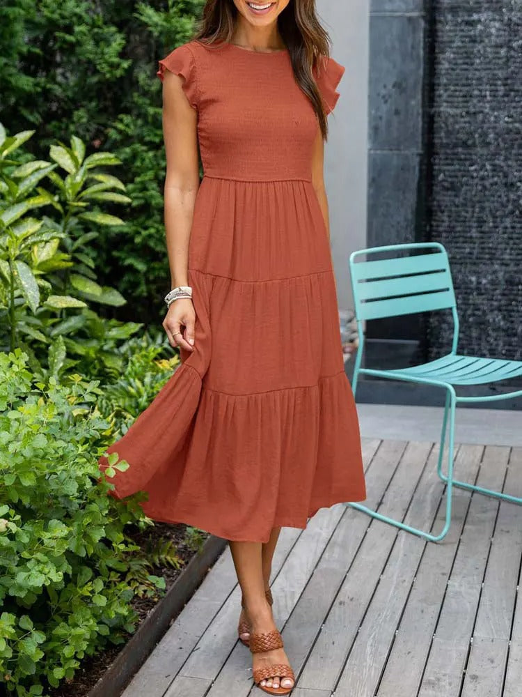 Megan | Refined Belly-Covering Dress