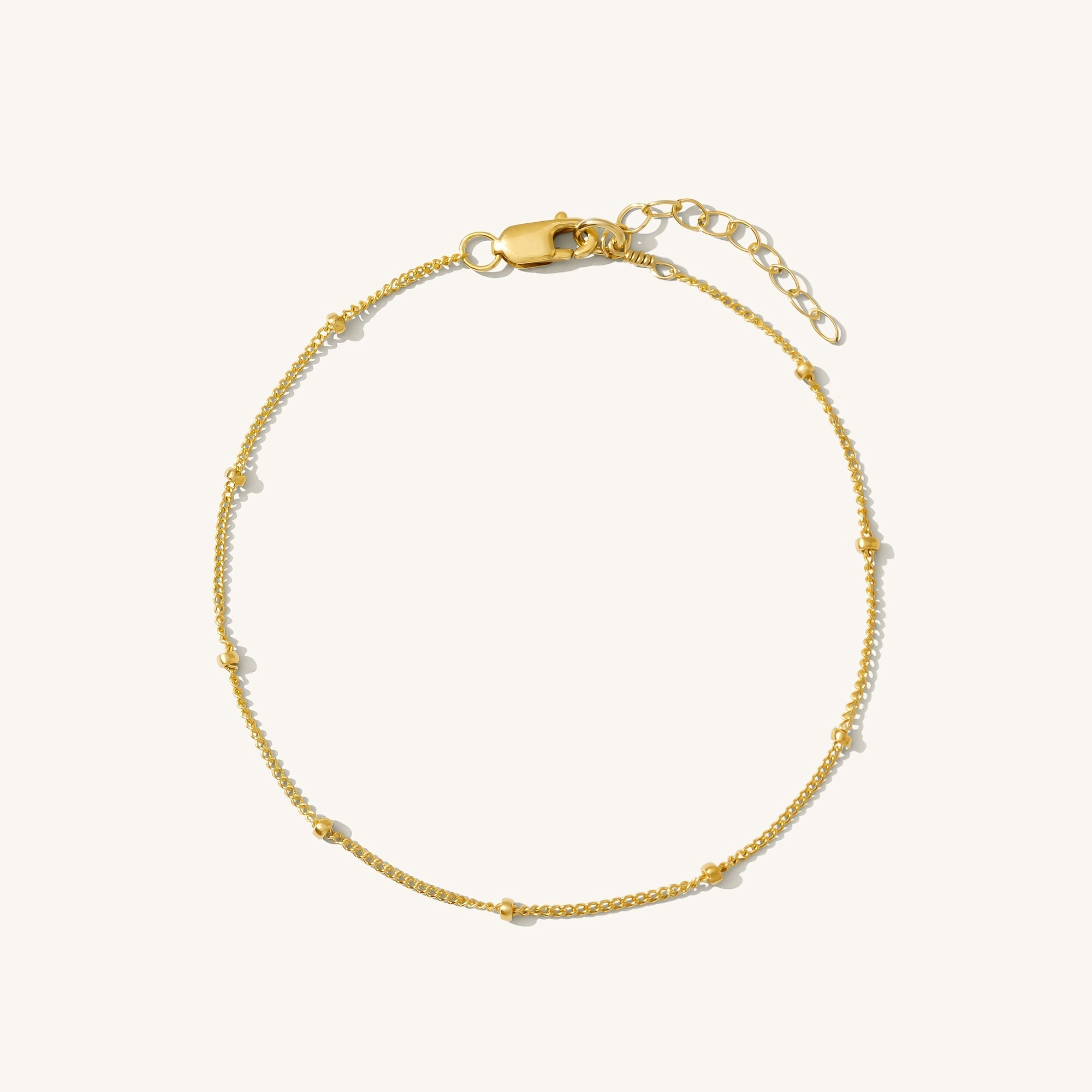 Delicate Wristwatch with Satellite Chain