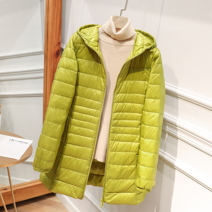 Nord | Premium Jacket with White Feathers