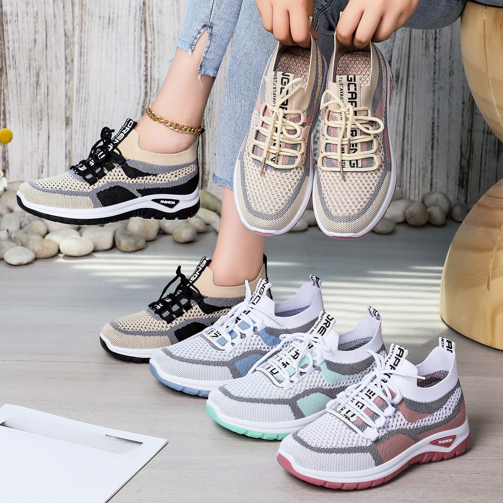 Thera – Casual Lace-Up Shoes with Non-Slip Sole