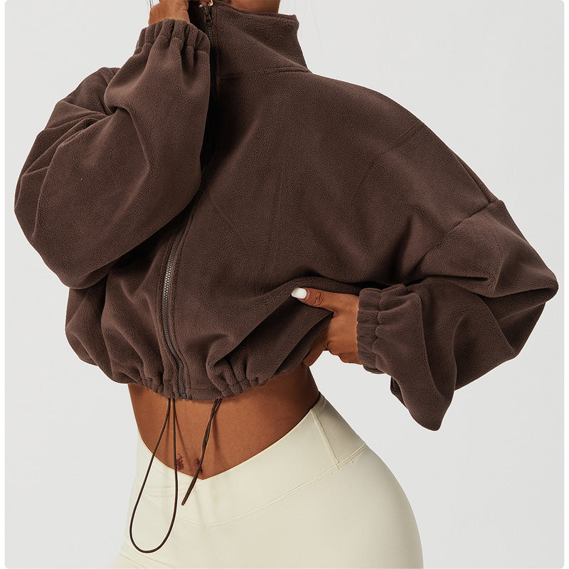Fuzzy | Casual Jacket with Stand-up Collar