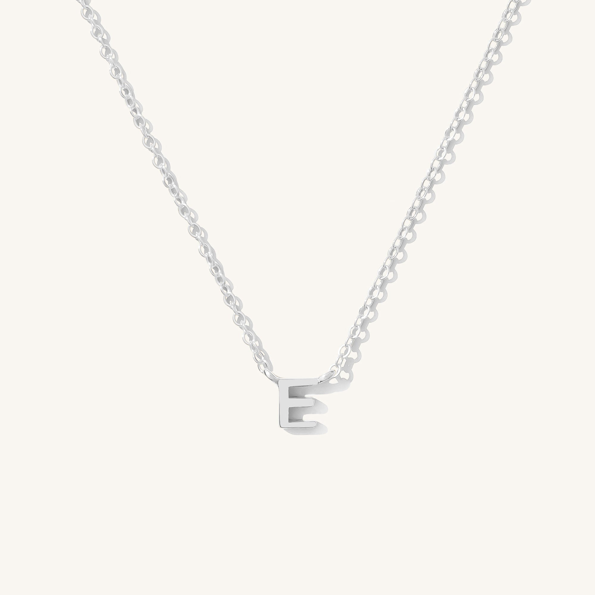 Small Initial Necklace