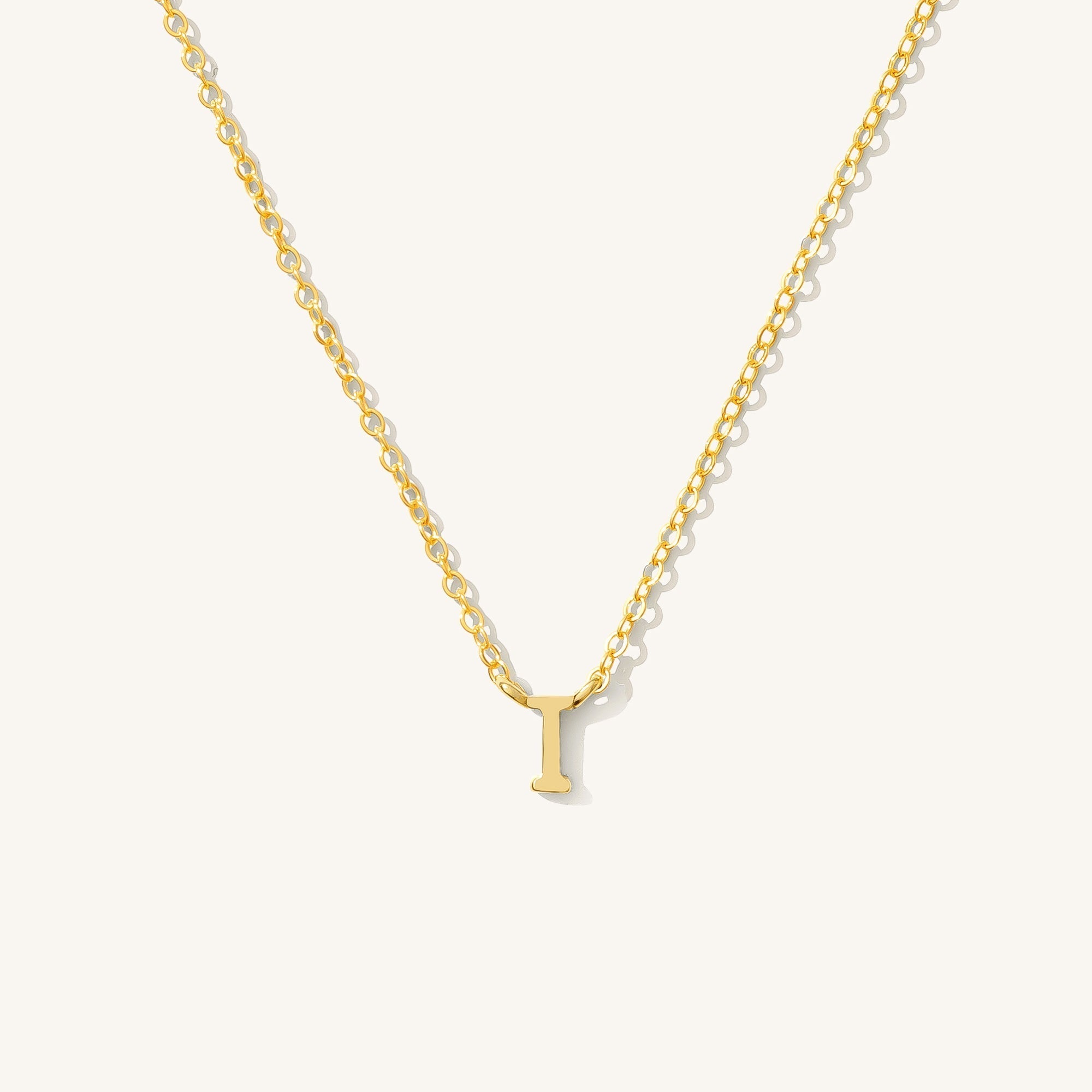 Small Initial Necklace