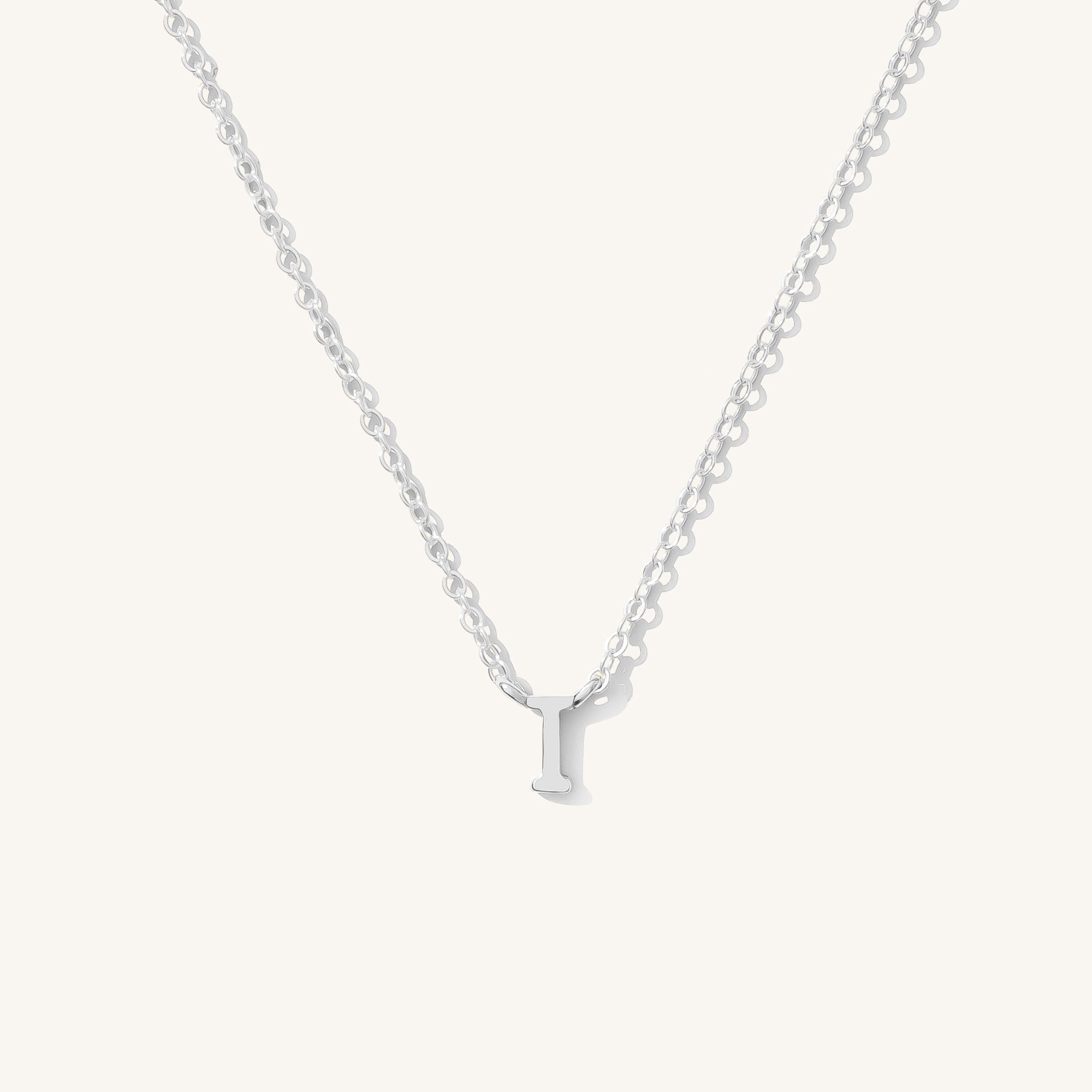Small Initial Necklace