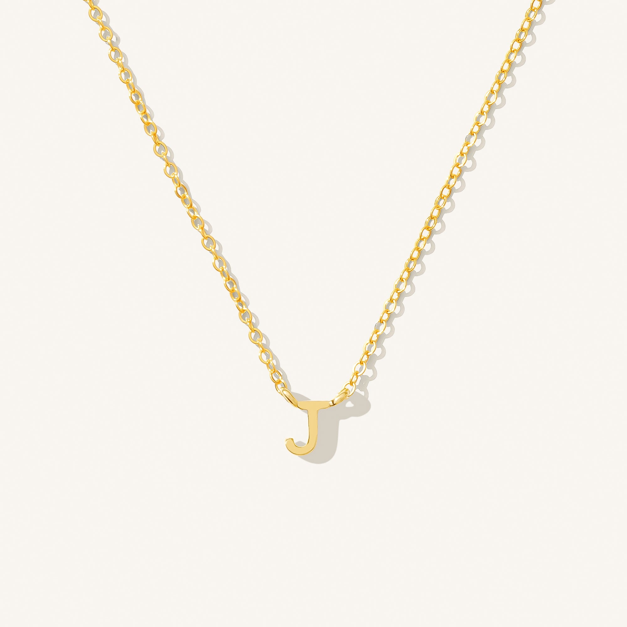 Small Initial Necklace