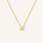 Small Initial Necklace