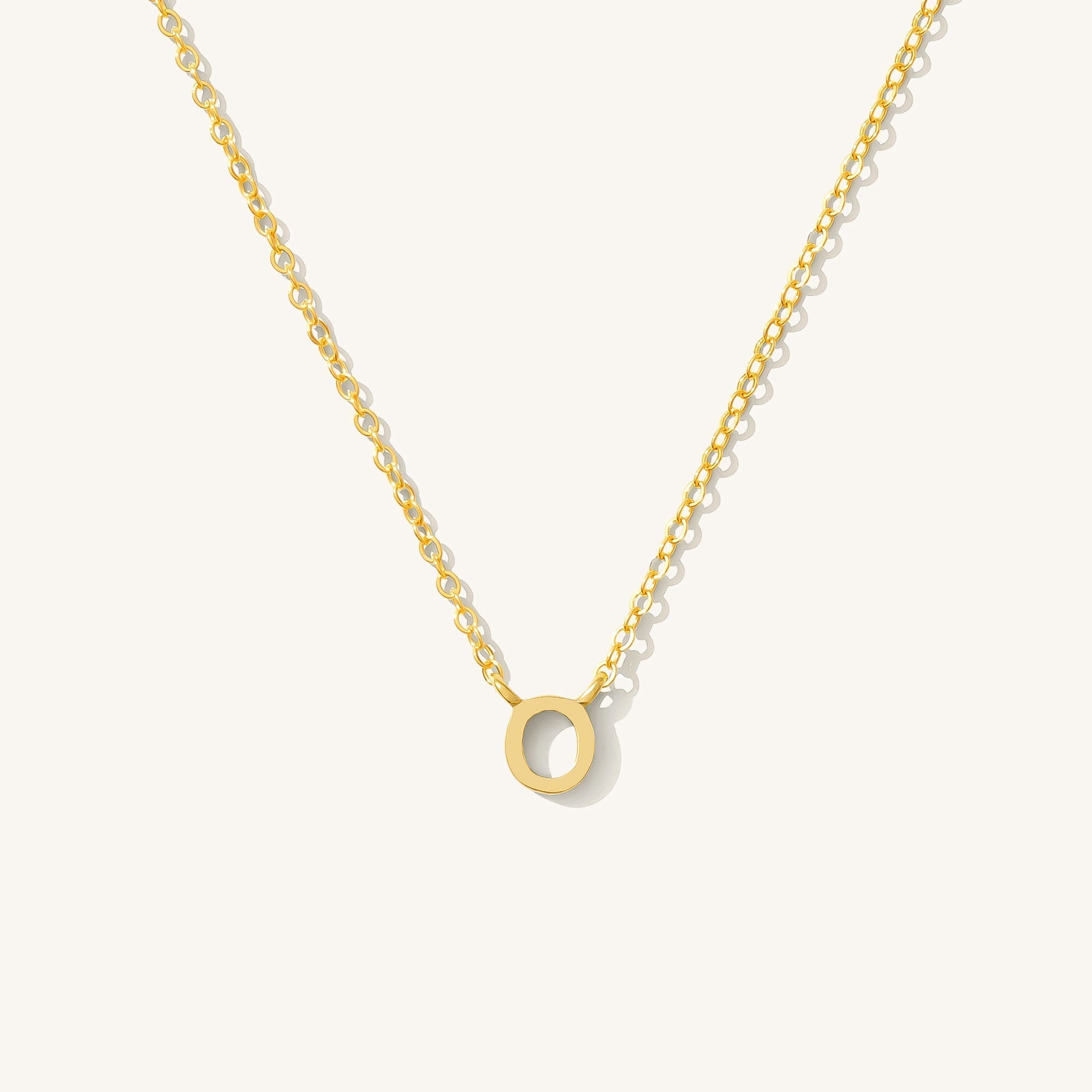 Small Initial Necklace