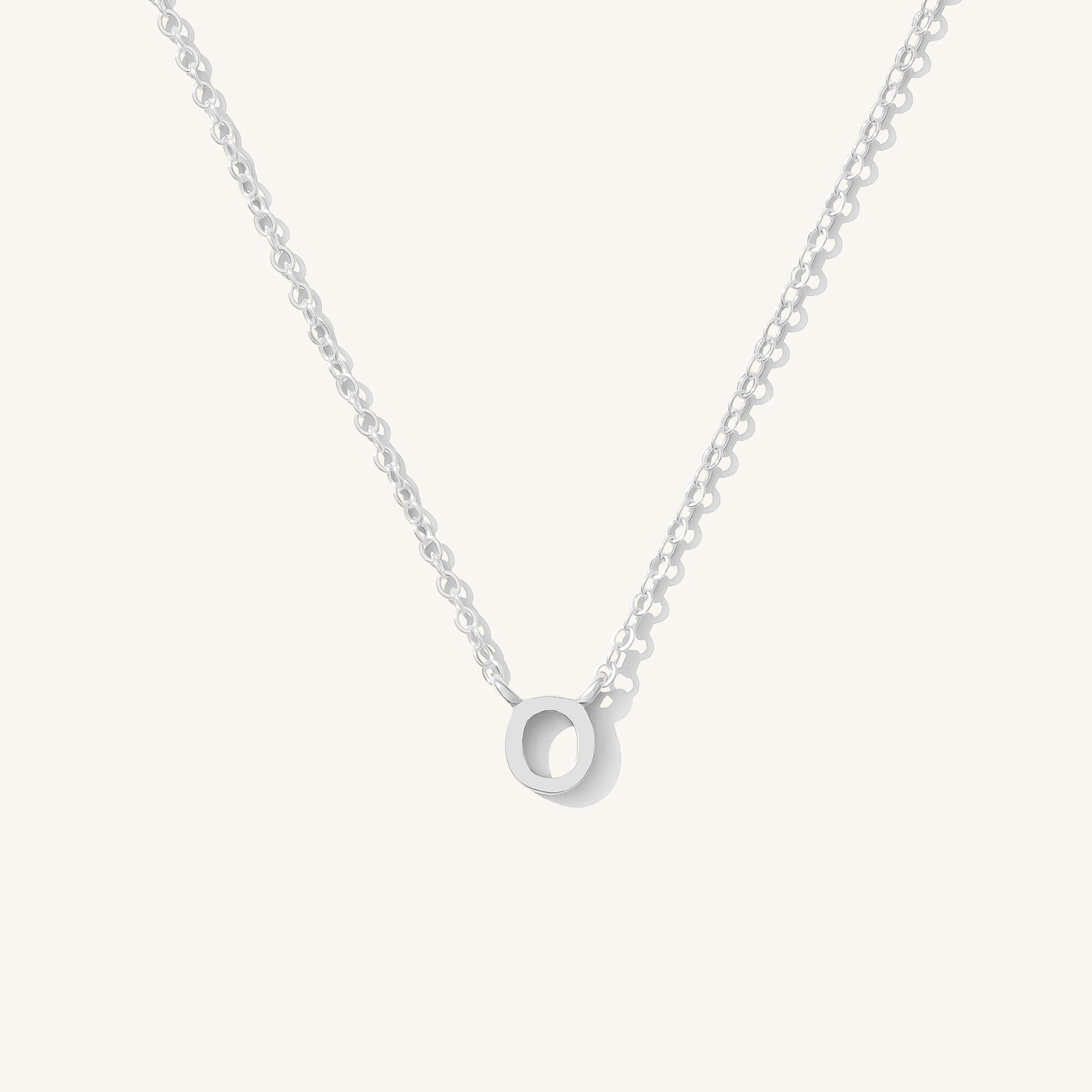 Small Initial Necklace