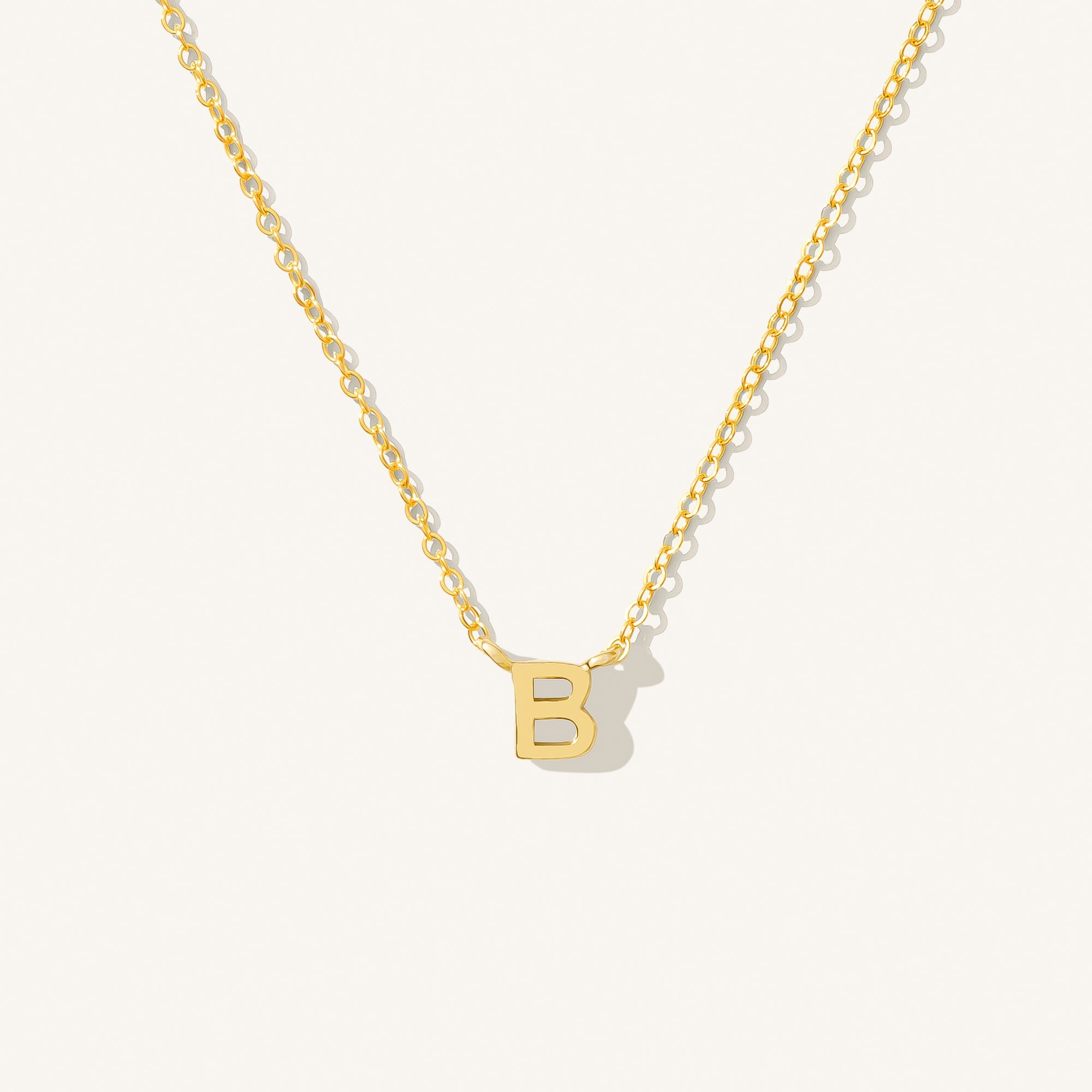 Small Initial Necklace