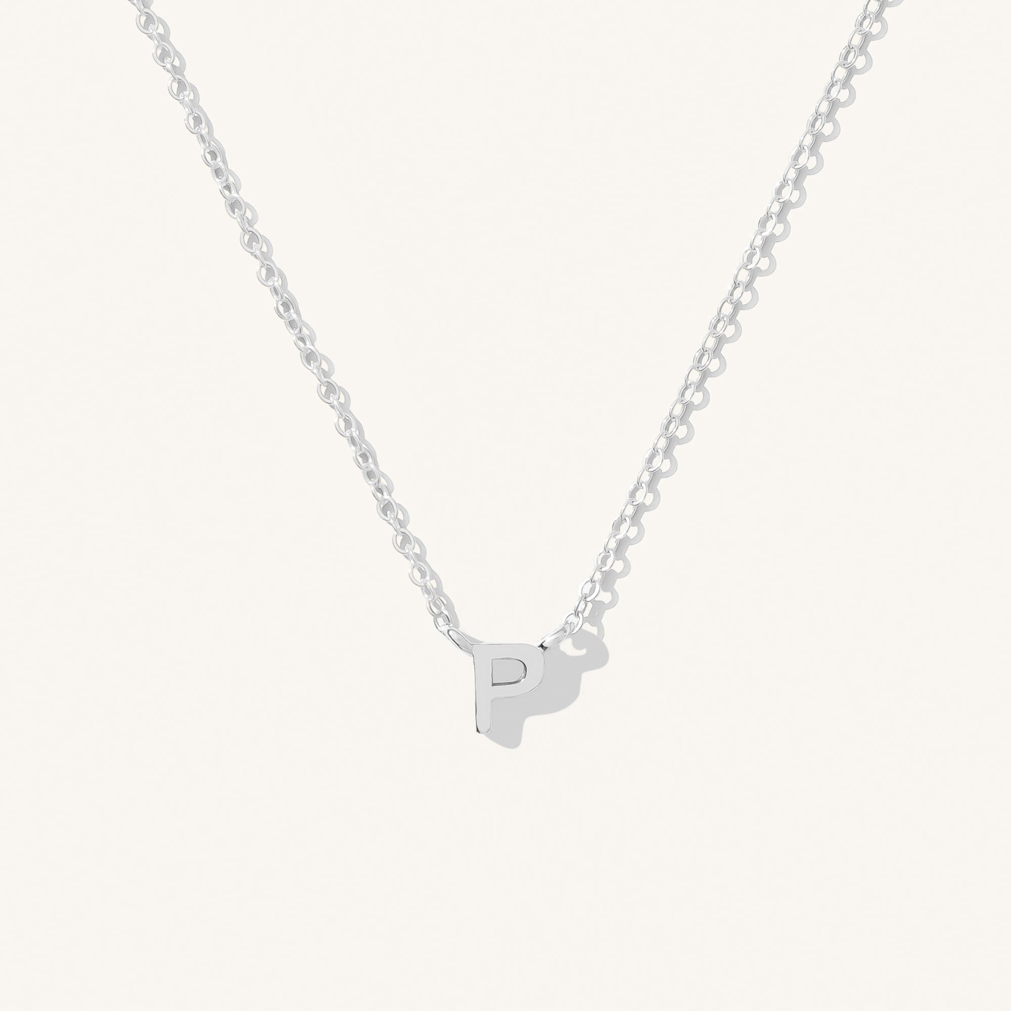 Small Initial Necklace