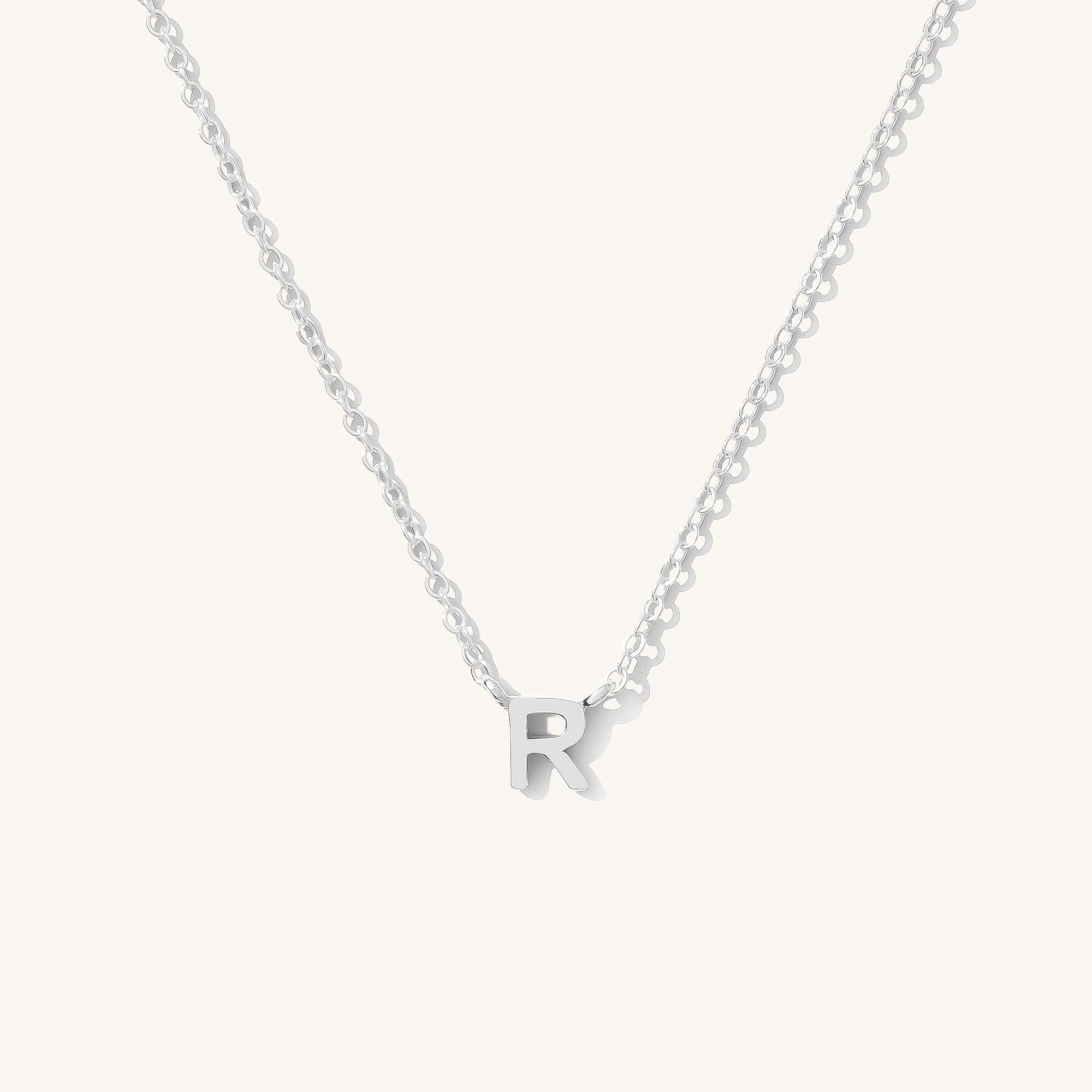 Small Initial Necklace