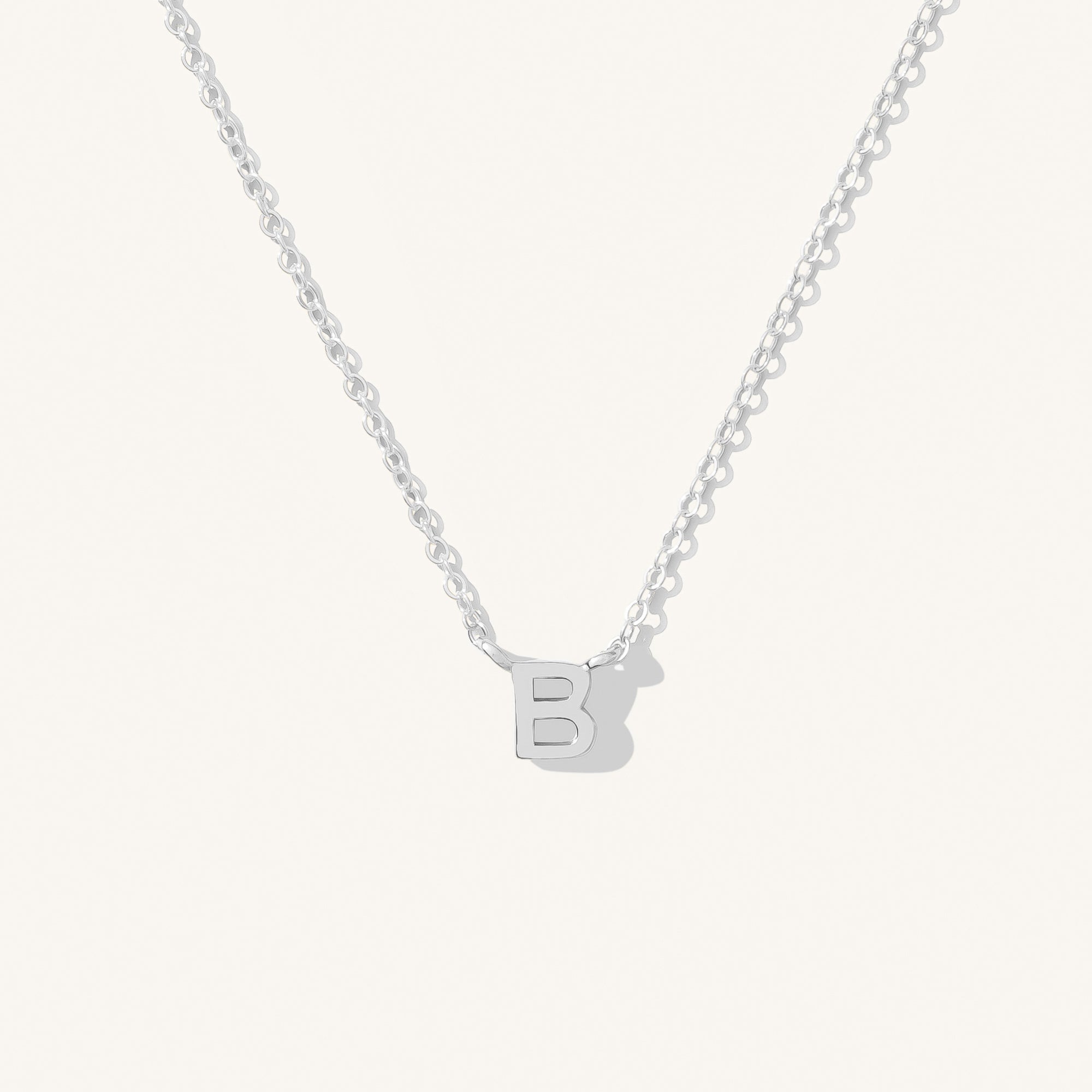 Small Initial Necklace