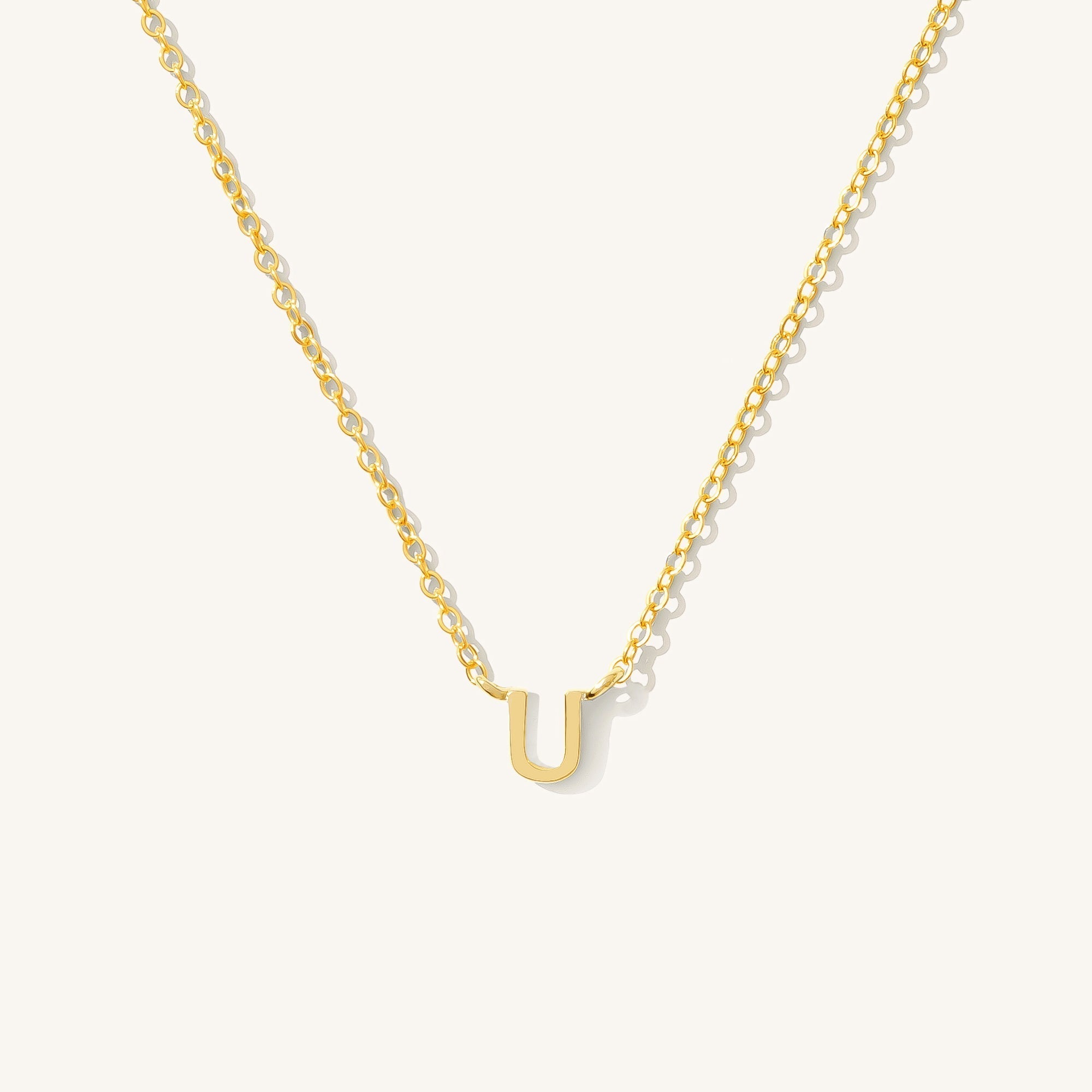 Small Initial Necklace