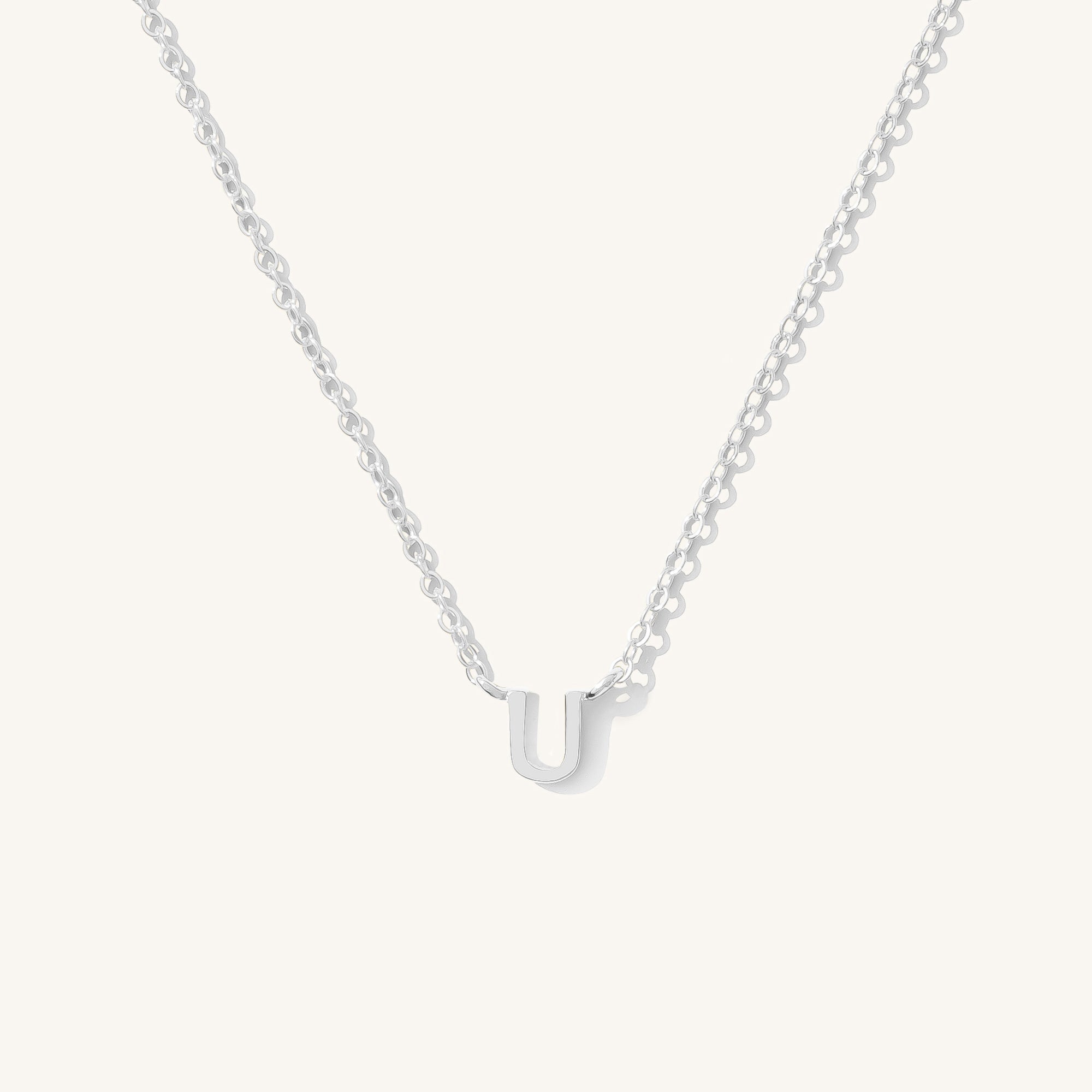 Small Initial Necklace