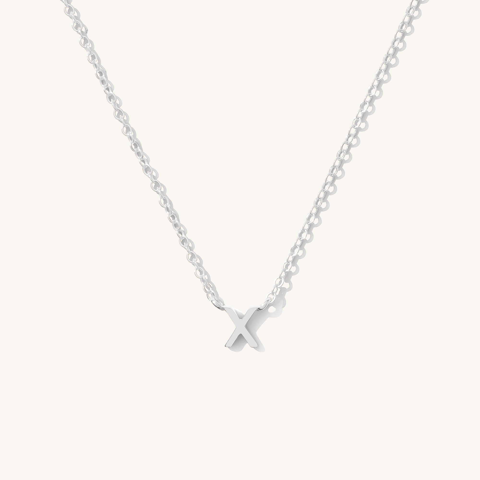 Small Initial Necklace