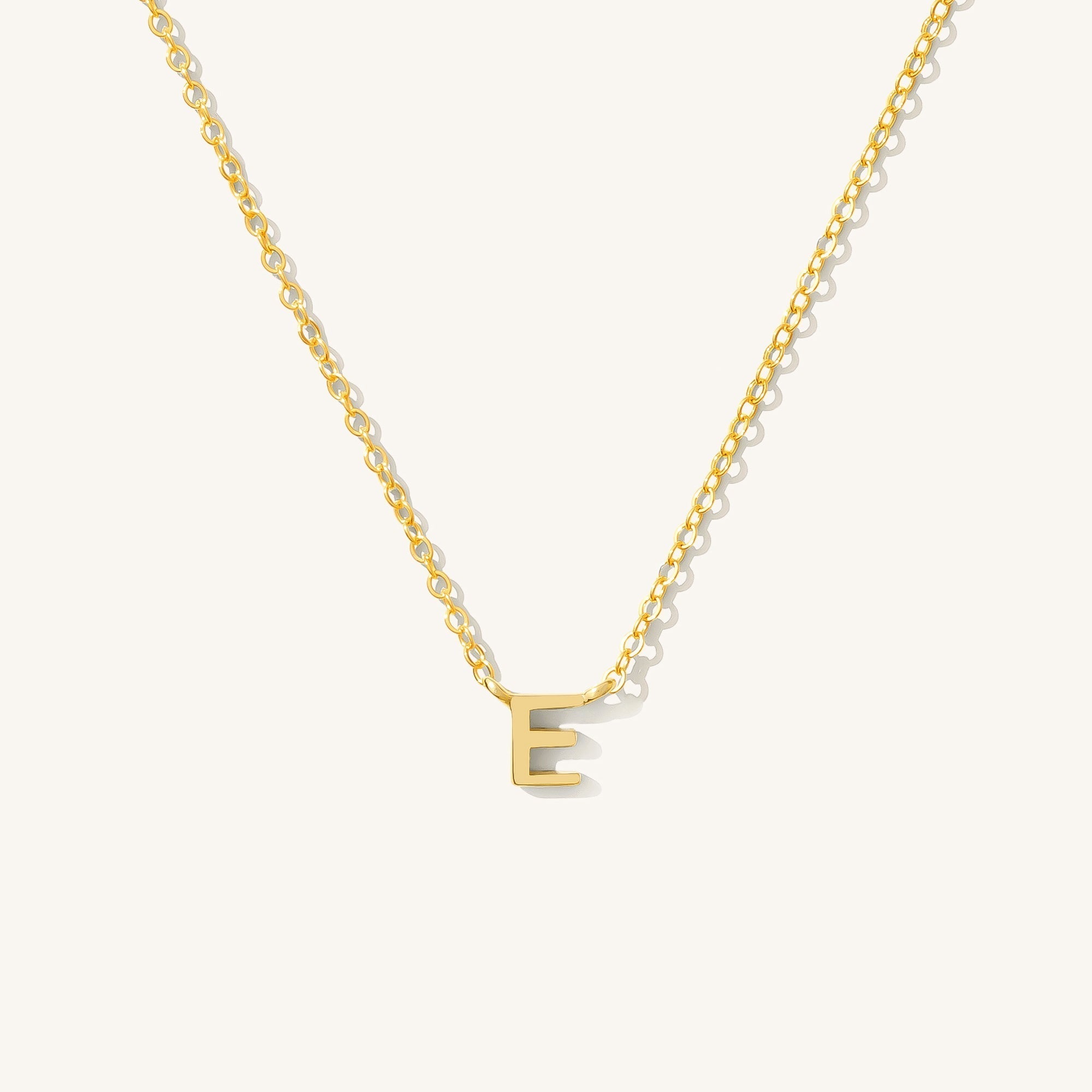 Small Initial Necklace