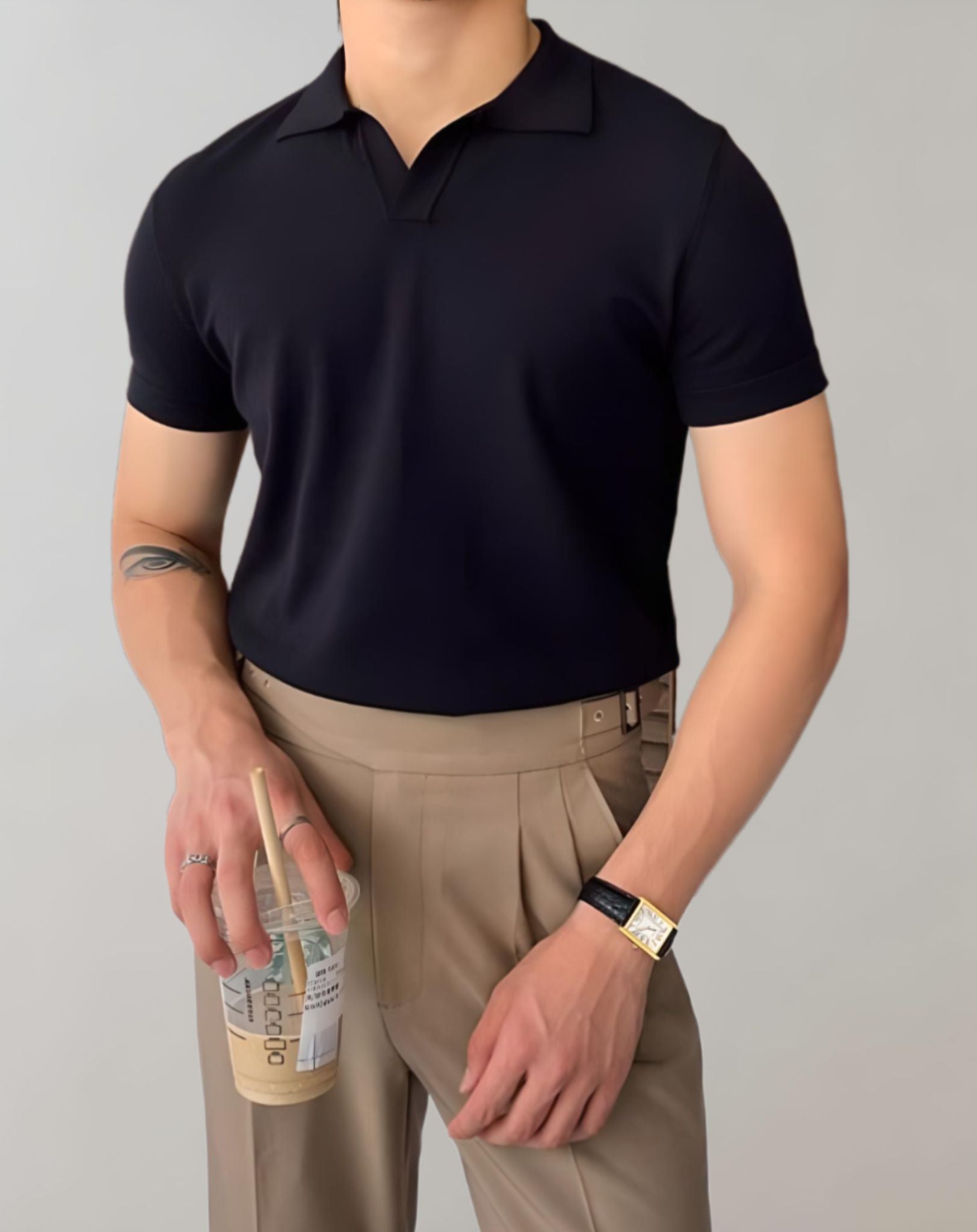 Central Style Men's Long Sleeve Shirt