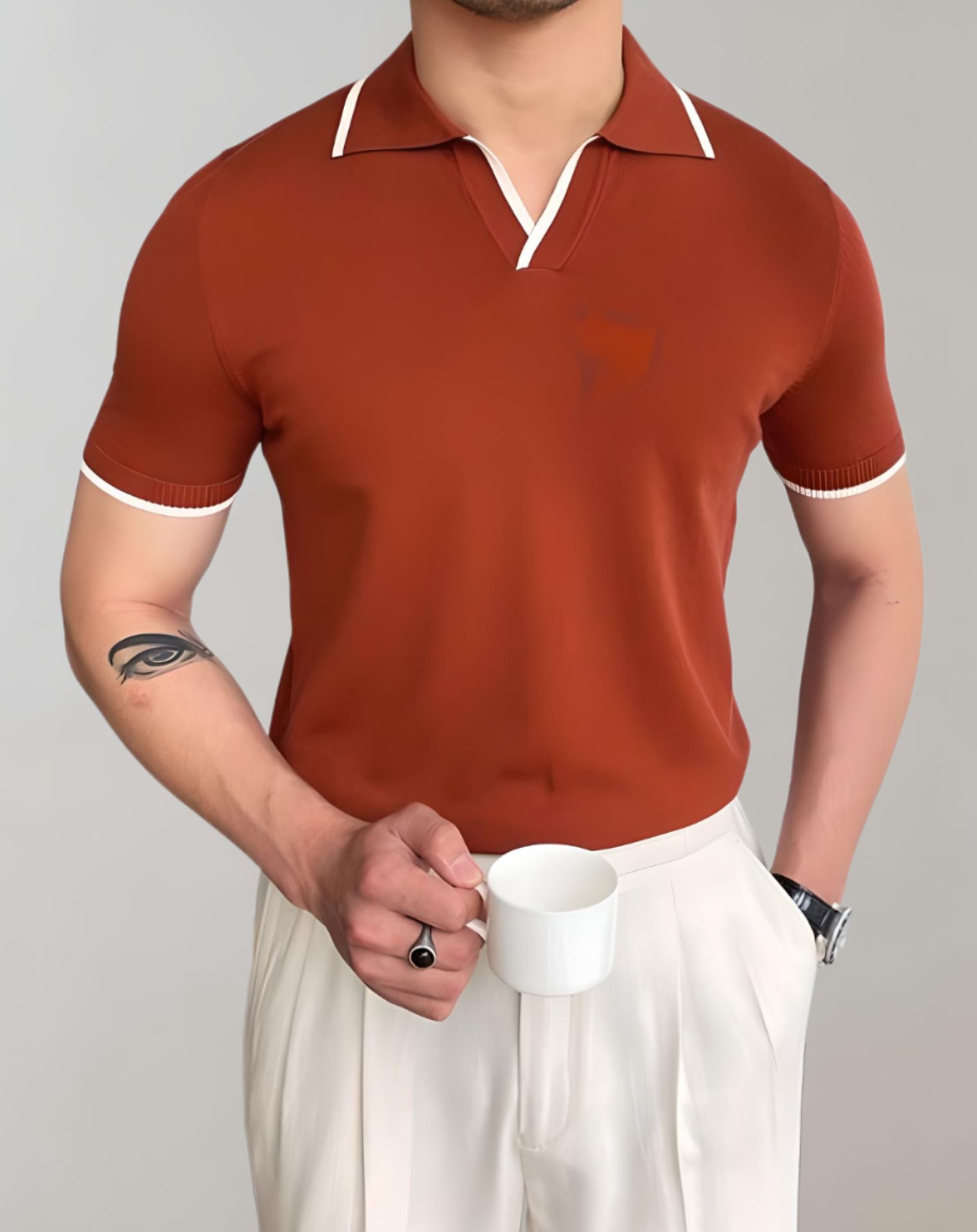 Central Style Men's Long Sleeve Shirt