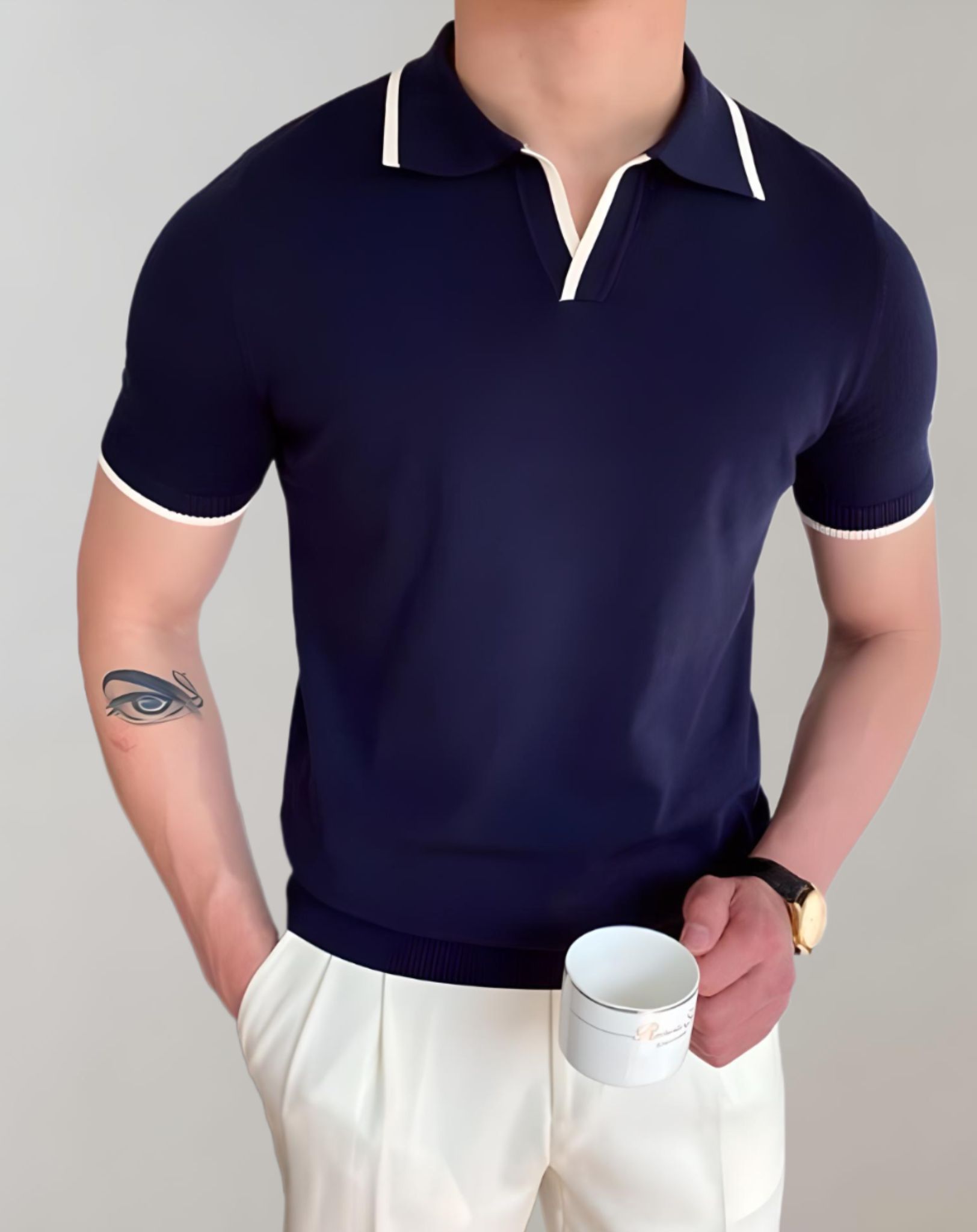 Central Style Men's Long Sleeve Shirt