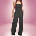 Celia | Summer Strapless Jumpsuit