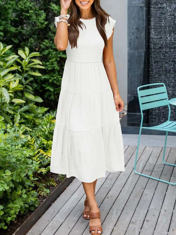 Megan | Refined Belly-Covering Dress
