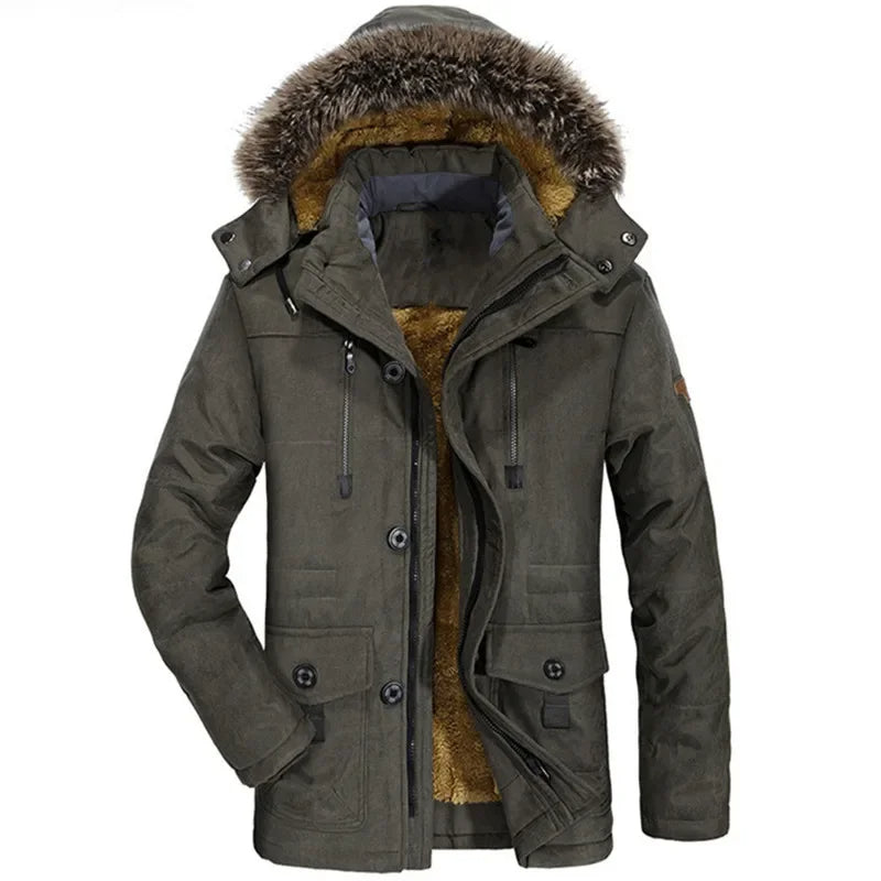 Cotton Hoodie Winter Jacket