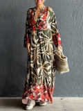 Flaire - Casual Dress with Floral Pattern