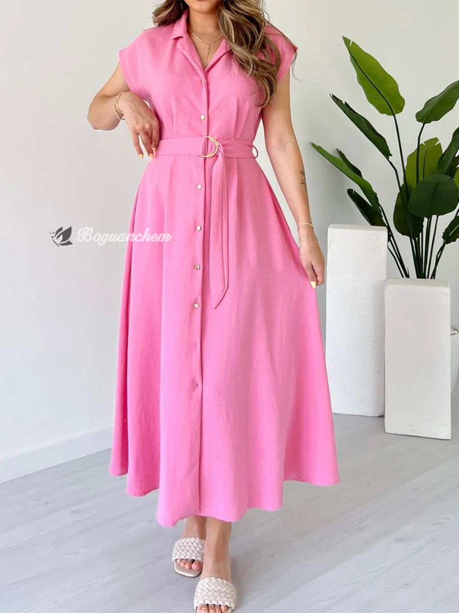 Mirena | Dress with Ring Belt