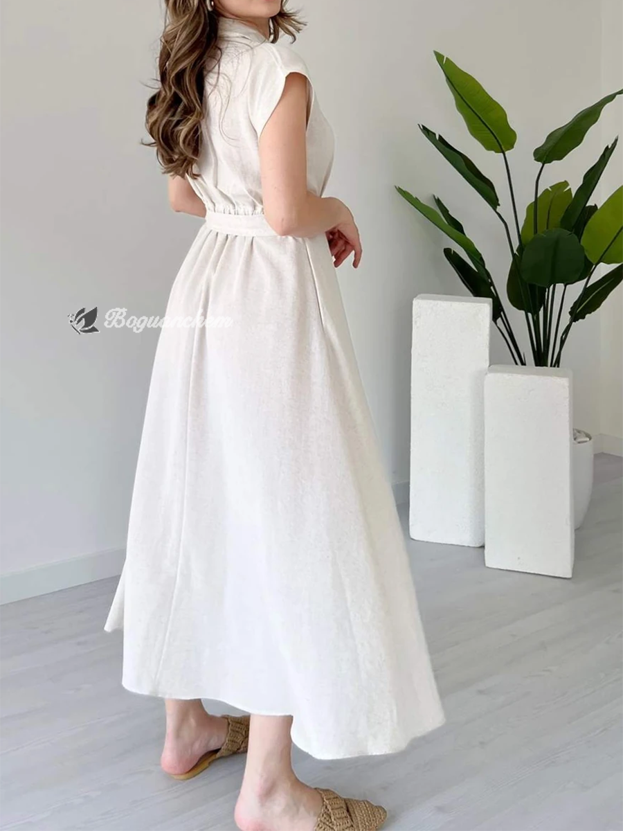 Mirena | Dress with Ring Belt