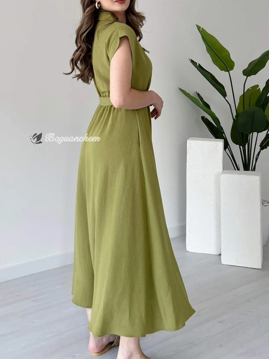 Mirena | Dress with Ring Belt