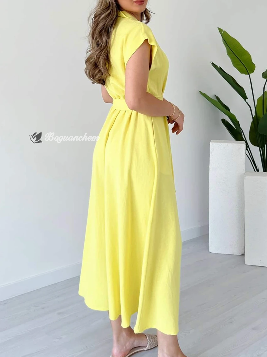 Mirena | Dress with Ring Belt