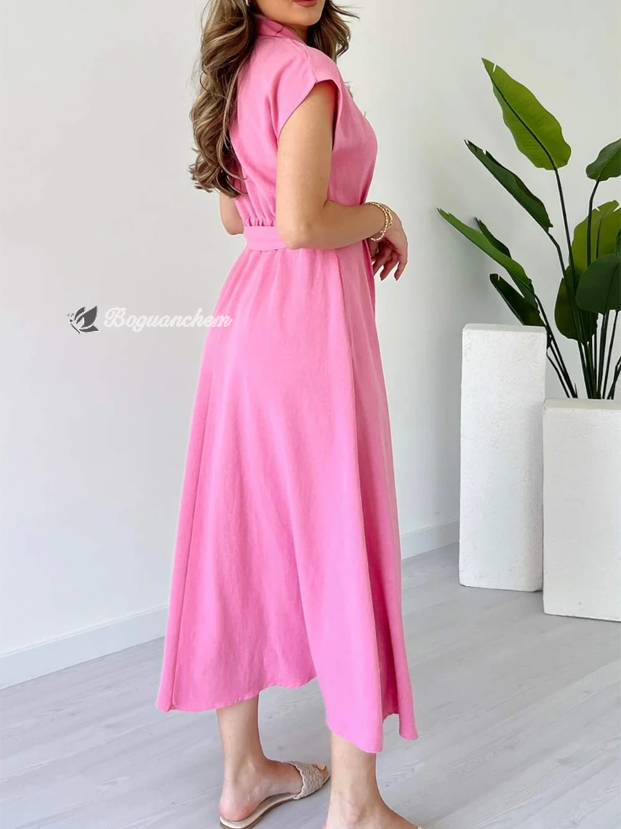 Mirena | Dress with Ring Belt